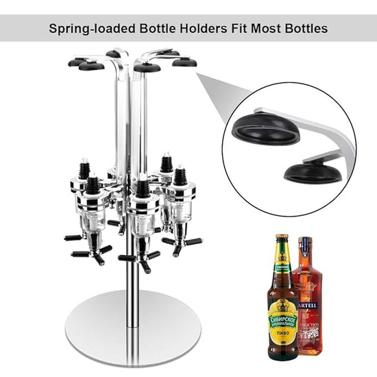 6 Bottle Revolving Dispenser 30ml
